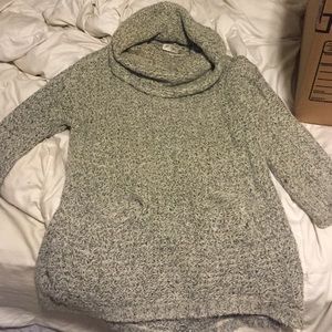 RD Style cowl neck tunic sweater