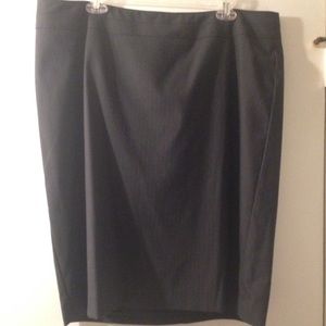 Gray pin stripe skirt. Worn one time.