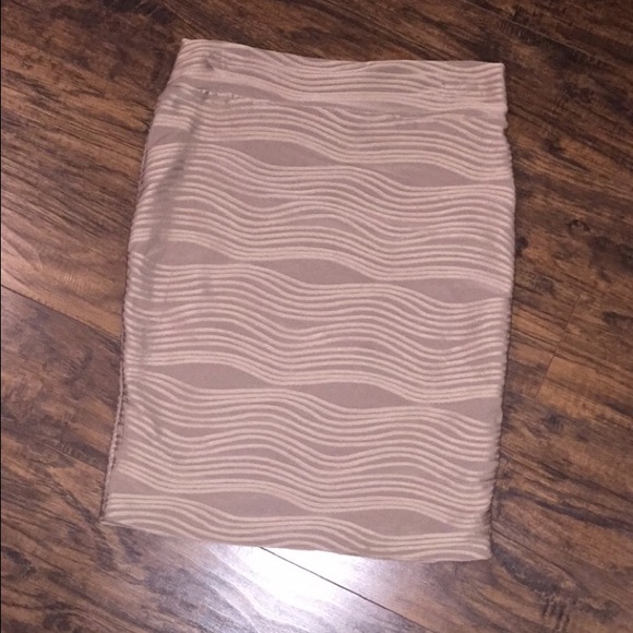 Gold body con skirt
