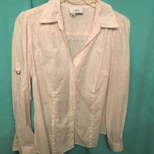 Shabby sheek light pink flannel