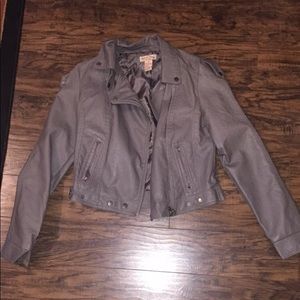 SALE🎀Taupe motorcycle jacket