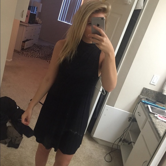 Topshop High Neck Tunic Dress