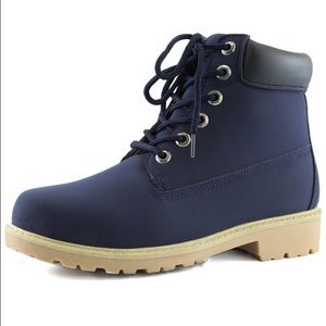 Women's Combat Lace-up Padded Ankle Booties NWT