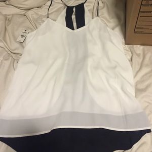 Express reversible black and white cami