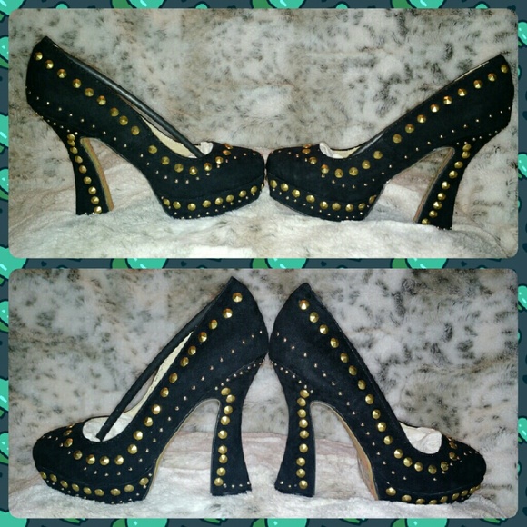 Fahrenheit Adora-02 Stud Curved Heel