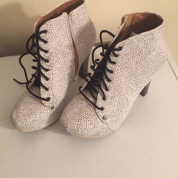 Jeffery Campbell Style Chunky Heel Booties