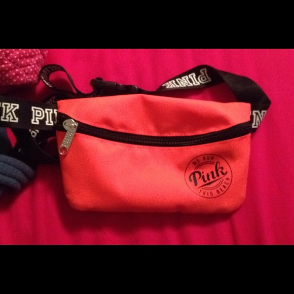 NWT PINK Victoria Secret hot pink/black