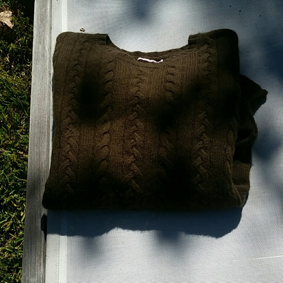 Calypso st barth cashmere cable knit sweater