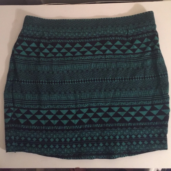 Urban Outfitters Woven Tribal Mini Skirt