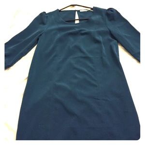 Hunter green mini dress