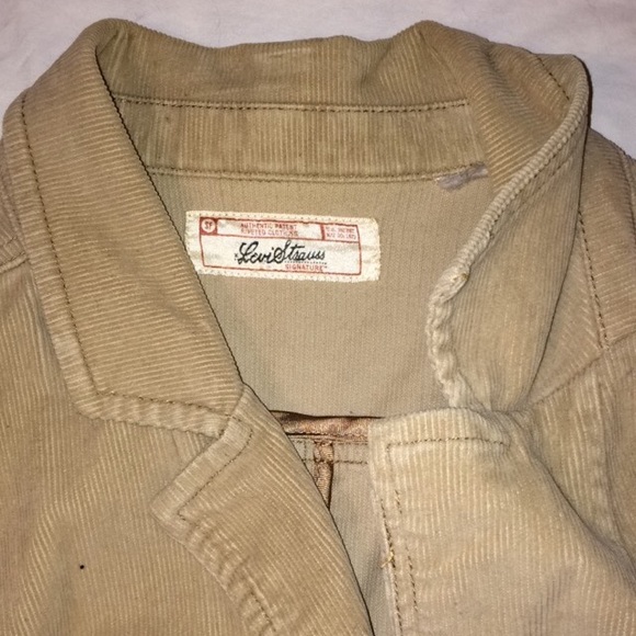 Tan color corduroy jacket - Picture 2 of 3