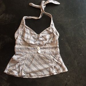 Peplum halter