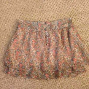 Cute floral skirt