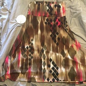 XS LuLaRoe Azure skirt NWT