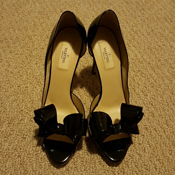 Valentino Couture Bow D'Orsay Pumps - Size 40. 5 - Picture 2 of 4