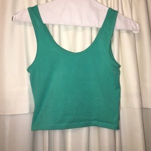 American Eagle teal crop top!!