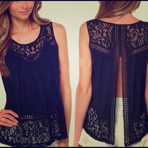 NWOT Open Back Sleeveless Vest