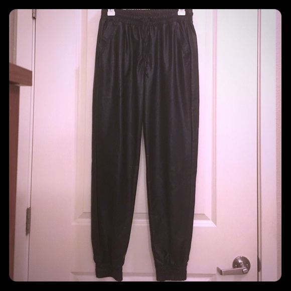 Faux Leather Harem Pants 💋