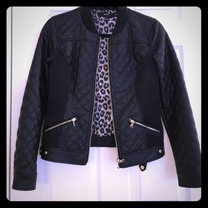 Forever 21 black pleather jacket
