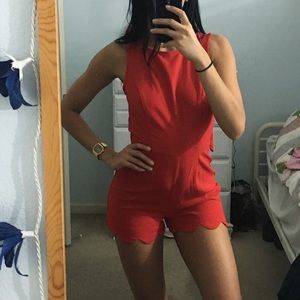 Red romper