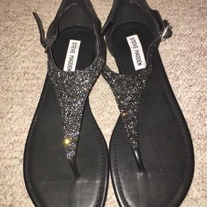Black Steve Madden sandals