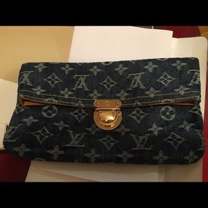 Louis Vuitton Denim Clutch