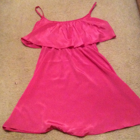 Pink mini dres