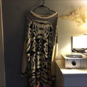 Long sleeve knitted dress