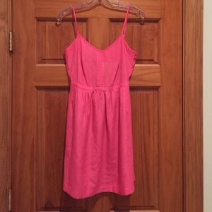 J. Crew Hot pink sundress! Size 0