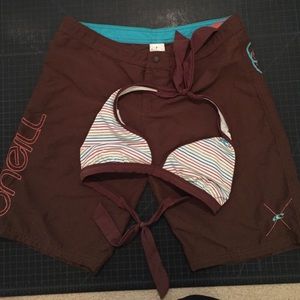Oneill top and board short