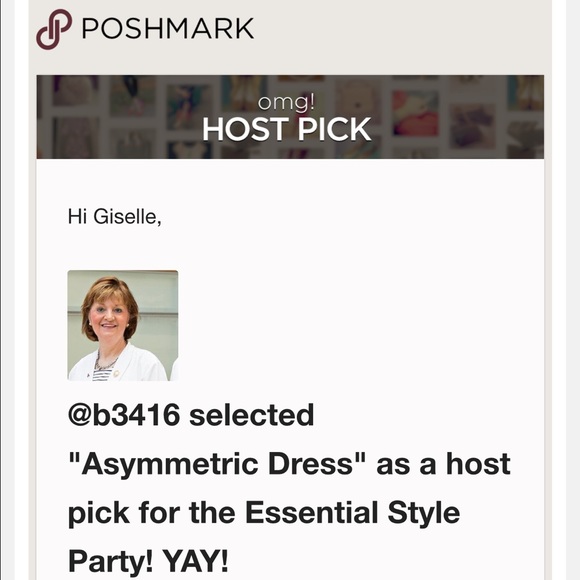 ✨HP✨Asymmetric Dress LAST ONE - Picture 4 of 4