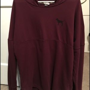 Super cute tunic style PINK hoodie