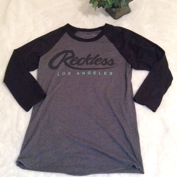 Pacsun young and reckless Los Angeles baseball tee