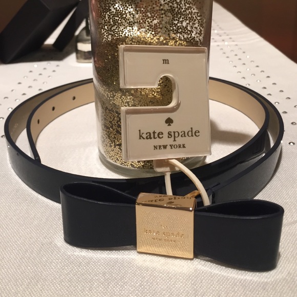 NWT Kate Spade Navy Bow Belt (medium)