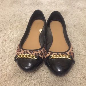 Leopard Print Flats