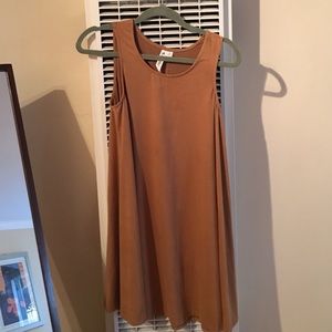 Brand new, never worn soft suede dress.