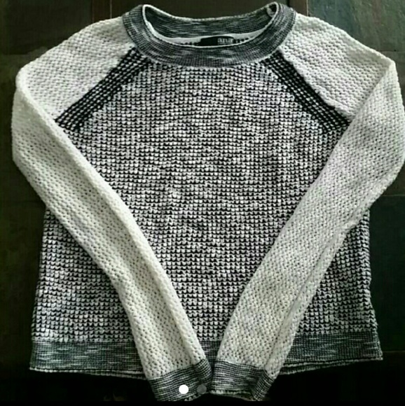 Black & White Knitted Sweater