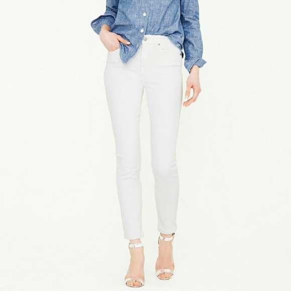 J. Crew Tall Lookout High-rise Jean in White