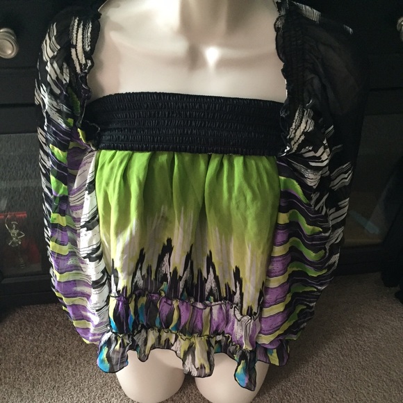 BEBE colorful shirt - Picture 3 of 3