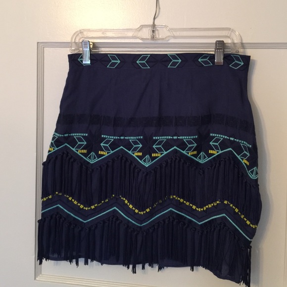 Wish Australia navy tassel skirt - Picture 1 of 2