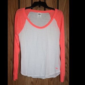 Victoria Secret Baseball Long Sleeve T-Shirt
