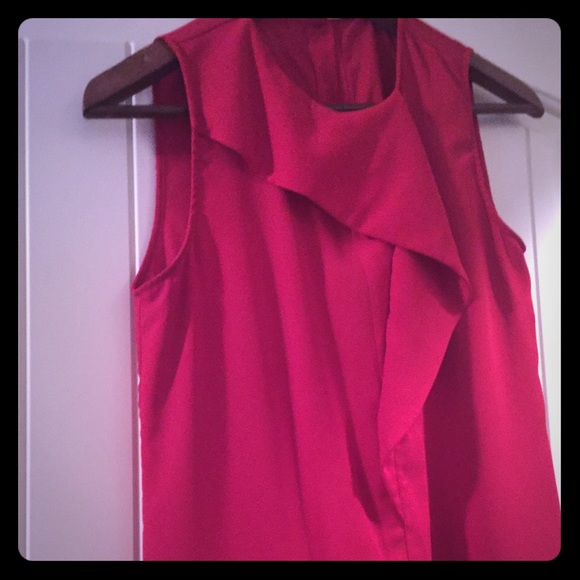 Zara Basics Red top