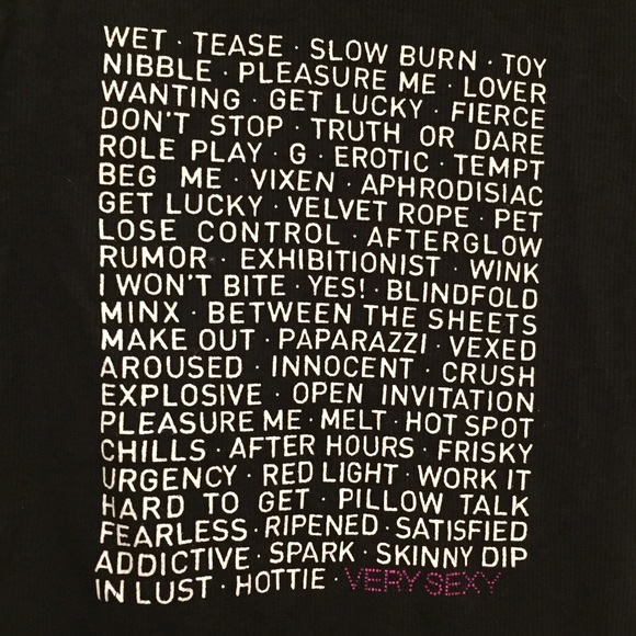 Victoria secret black tank top