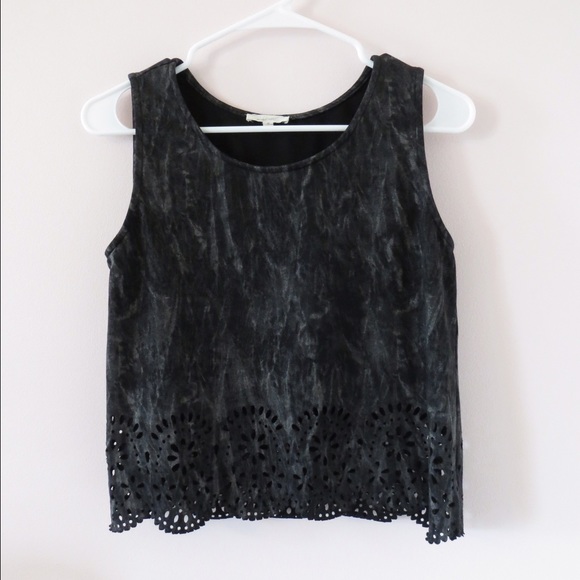Black/Grey Boutique Top