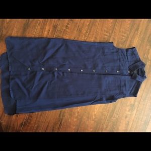 J.Crew Oxford shift dress.