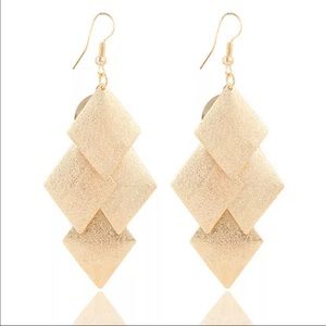 Geometric Square Chandler Earrings