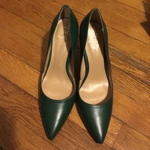 Hunter Green Pumps 7.5