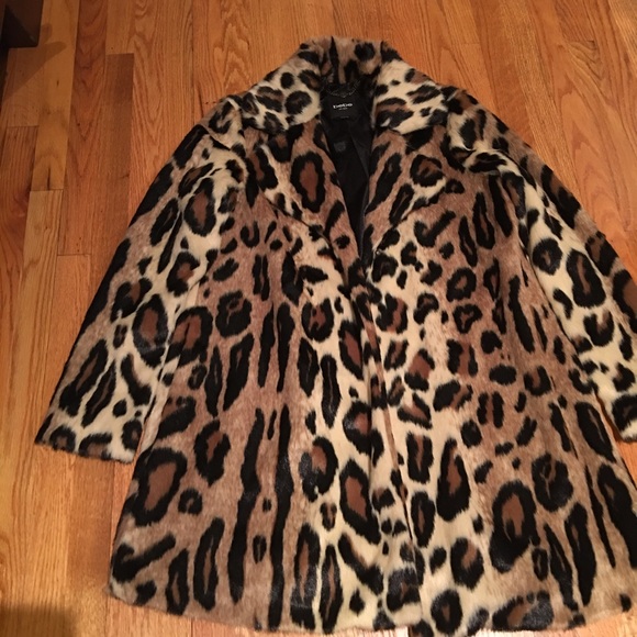 bebe leopard jacket