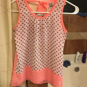 Polka dot top