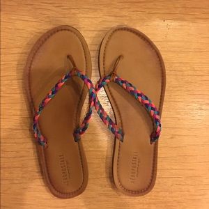 Sandals neon braided